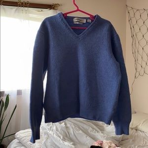 light blue 100% merino sweater